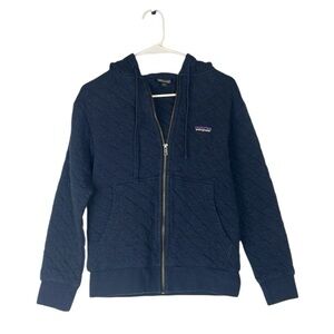 Patagonia quilted full zip sweater